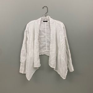 Lungo L’arno Made in Italy 100% Linen White Medium Cardigan